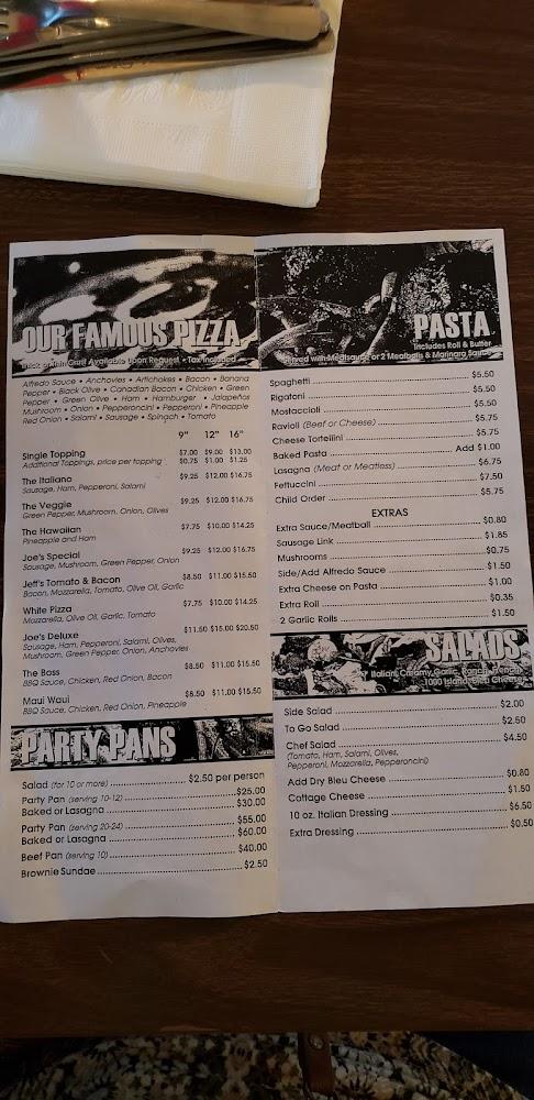 Joe's Italian Pizza in Springfield (not Lincoln) Menu image 1